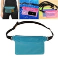 thumbnail image 3 of facefd Pochette de Natation Imperméable Sac Sec avec Sangle de Taille Réglable Bleu Lac, 3 of 5