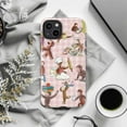 thumbnail image 6 of Curious Monkey Baking & Reading Pattern iPhone Case, Protective Phone Cover for iPhone 16 15 14 13 12 11 Pro Max Mini, 6 of 6