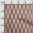 thumbnail image 2 of oneOone Cotton Poplin Twill Brown Fabric Geometric Sewing Craft Projects Fabric Prints By Yard 56 Inch Wide, 2 of 4