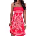 thumbnail image 1 of GHSDFBB Womens Summer Strapless Floral Print Bohemian Vintage Tube Wrapped Chest, 1 of 4