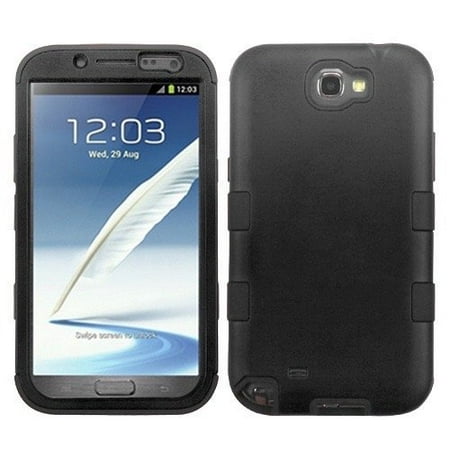 Samsung N7100 Galaxy Note 2 MyBat TUFF Hybrid Phone Protector Cover, Rubberized (Best Price For Samsung Note 2)