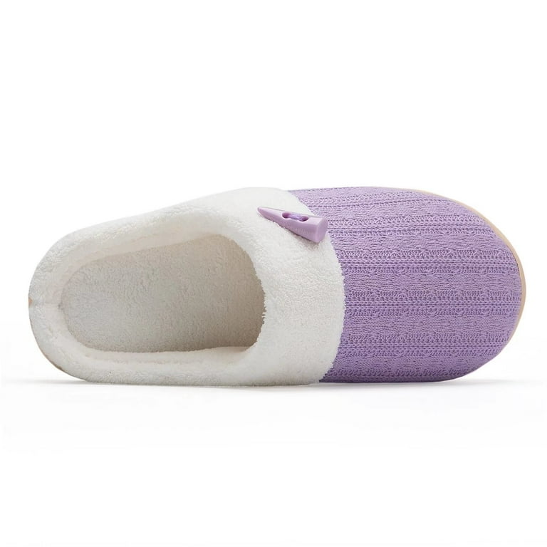 NineCiFun Women's House Slippers Fuzzy Bedroom