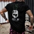 thumbnail image 4 of Combat Iron Juicy Af Pineapple Men's T-Shirt S / Black, 4 of 4