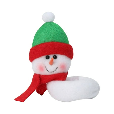 

lulshou Santa Claus Decoration Christmas Wine Glass Ring Wine Glass Suitable for Holiday Party Wine Glass Decoration Christmas Decorations