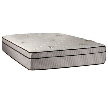 DS USA Fifth Ave Plush Extra Soft Foam Encased Eurotop (Pillow Top) Mattress Only King Size-76"x80"x13" Sleep System with Enhanced Cushion Support, Long Lasting Comfort