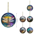 thumbnail image 3 of 1X Ornament Clearance! Nomeni Colorful Dragonfly Garland Colorful Acrylic Plate Decoration Festival Pendant A, Room Decor Promotion Sale!, 3 of 4