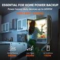 thumbnail image 2 of Jackery Portable Power Station Explorer 2000 Plus, Solar Generator with 2042Wh LiFePO4 Battery 3000W Output, Expandable to 24kWh 6000W, Compatible with Solar Panel for Outdoor RV Camping & Emergency, 2 of 8