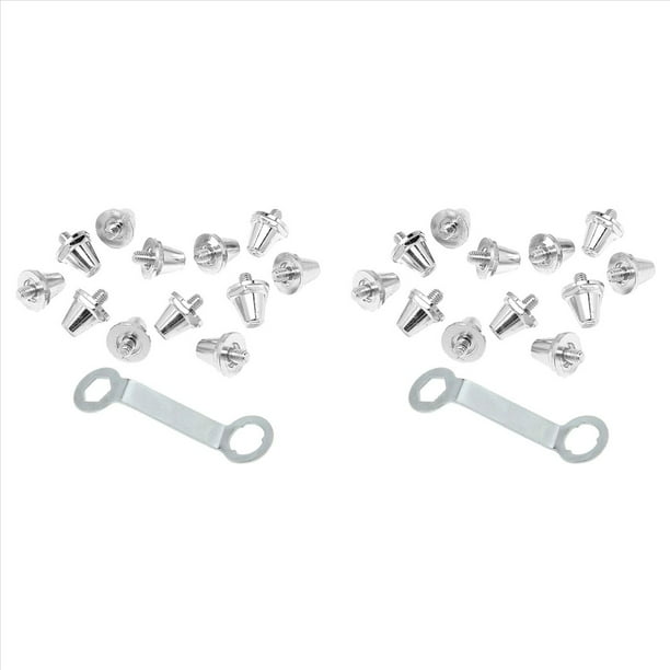 24X Tacos para Botas de Fútbol M5, Tachuelas para Zapatos de Fútbol para Zapatillas Deportivas, Tacos de Fútbol para Interiores y Exteriores, 11mm
