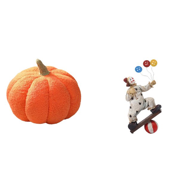 Cojín De Sofá De Peluche De Calabaza De Halloween, Figura De Payaso, Escultura, Almohada Decorativa, Adorno Para Decoración De Dormitorio Y Comedor