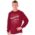thumbnail image 5 of Grandfather Dad Jokes Funny Grandpa Men's Long Sleeve Tee T Shirt Brisco Brands X, 5 of 6