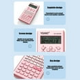 thumbnail image 6 of SATRINO Scientific Calculator for Students, 2-Line Math Calculator with Dust Cover, Middle and High School Supplies for Sudents,Essential for The Start of The School Season (Pink), 6 of 8