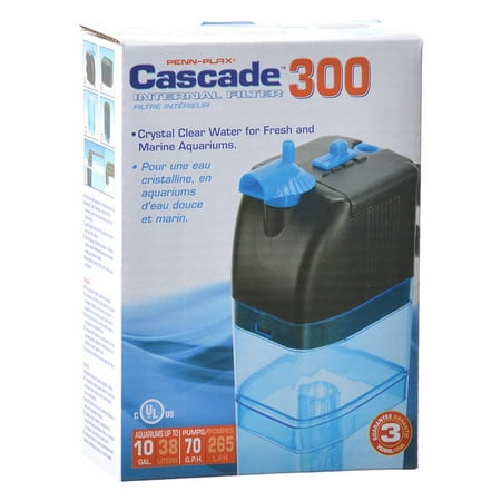 Penn Plax Cascade Submersible Heat Aquarium Heater 25 Watts - 7 Long (10 Gallons) - Pack of