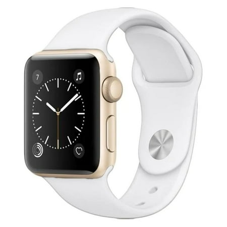 Apple Watch Series 2 GPS (Refurbished) Size: 38MM, Style: Gold/White