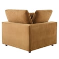 thumbnail image 4 of Accent Chair, Velvet, Brown, Modern Contemporary Urban Design, Living Lounge Room Hotel Lobby Hospitality, 4 of 7