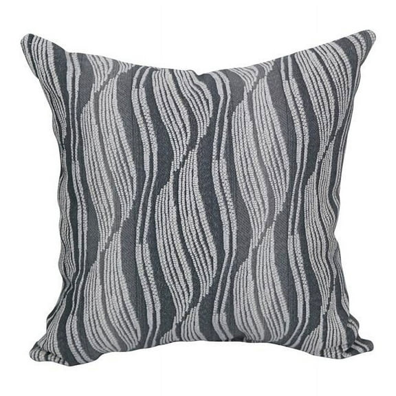 Blazing Needles 9910-S1-ID-084 17 in. Jacquard Throw Pillows with Inserts, Clove Minera