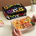 thumbnail image 4 of KUIFORTI Soccer Print Lunch Bag Insulated Ice Pack Lunch Box Protable Lunch Bag Holder Women Zipper Pouch with Adjustable Strap, 4 of 7
