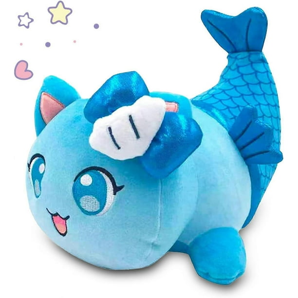 Cat Stuffed Animal Plush Toy, Soft Meemeows Cat Plush Doll Birthday, Party Favor for Kids Girlfriends and Sisters (Ice Cream)