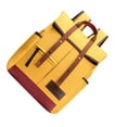 thumbnail image 1 of Qarigey Mochila impermeable para ordenador portátil para hombres y mujeres, espaciosa y duradera, mochila de viaje para mujer Mochilas amarillo, 1 of 6