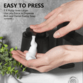 thumbnail image 6 of Foaming Soap Dispenser, 2 Pack Foam Hand Soap Dispenser for Bathroom & Kitchen, 12 Oz Dish Foaming Pump Bottle, 6 of 7