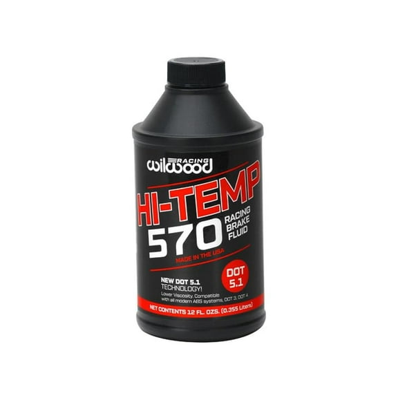 Wilwood 290-0632 Hi-Temp 570-Degree High Performance Brake Fluid - 12-oz