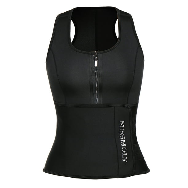 Neoprene Sauna Sweat Vest Waist Trainer Slimming Vest For Women Ultra