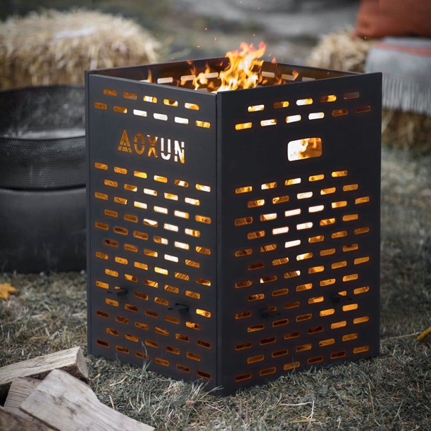 Sunmthink 30" 63 Gallon Ultra Thick Burn Barrel, Barrel Burn Cage for