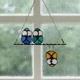 thumbnail image 3 of Stained Glass Window Hanging Chain with Suction Cup Hooks, 4 Pcs 20 Inch Picture Hanging Chain Sunshine Catcher, 3 of 5
