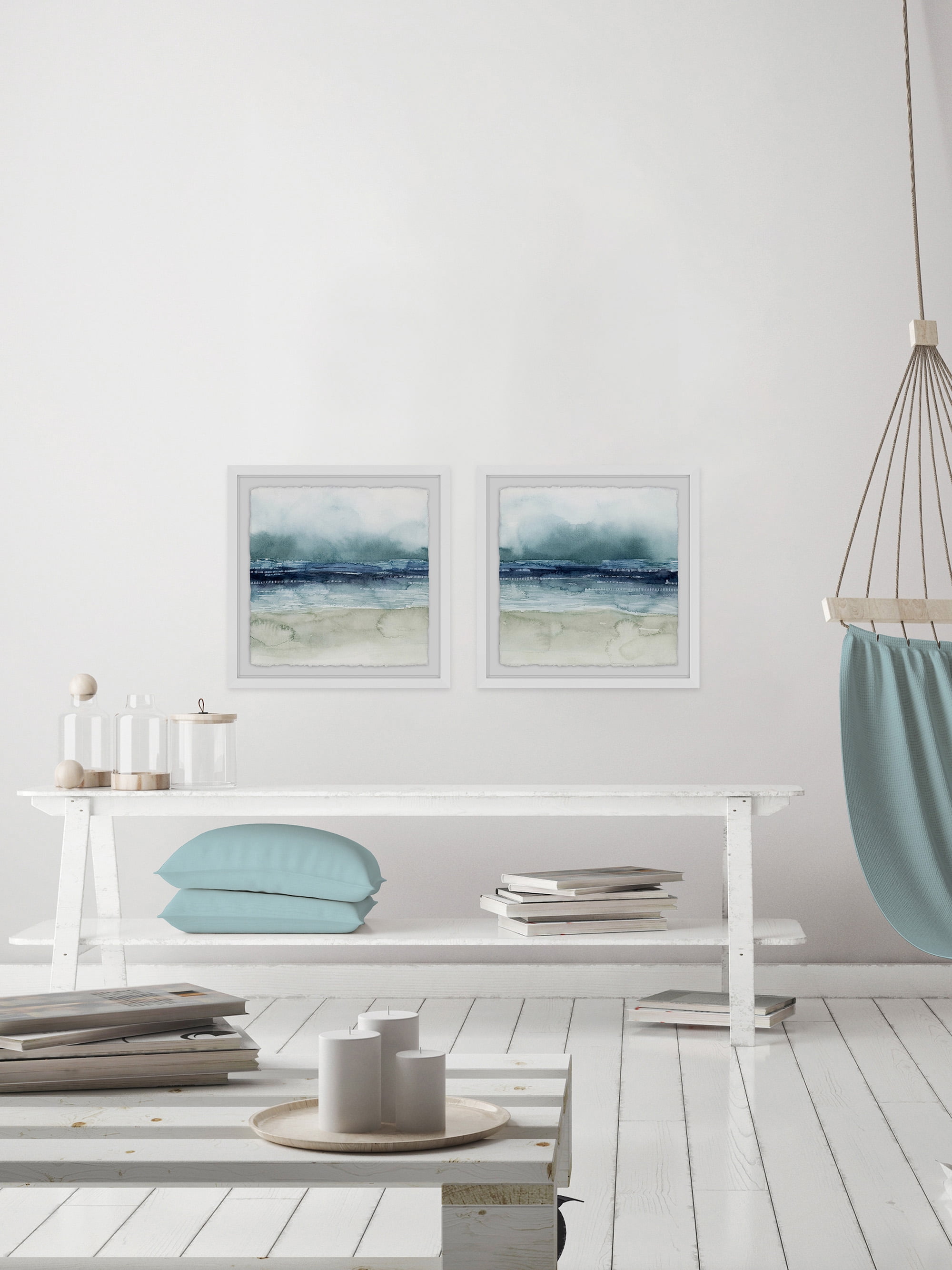 Deep Blue Sea II Diptych