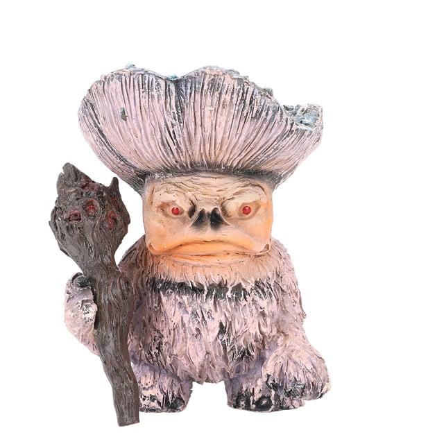 Fairy Mushroom Monster Resin Gothic Style Exquisite Vividly Detailed Outdoor Garden Statue for Lawn Yard Balcony C