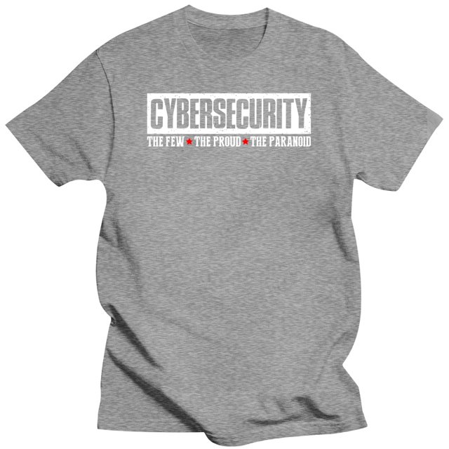 Ciberseguridad los pocos los orgullosos camiseta divertida de programador paranoides