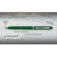 thumbnail image 3 of 10 Twist Action Plastic Stylus Pens Pack - Metallic Barrel, Black Ink - Green, 3 of 5