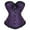 Purple, variant on Fjofpr Clearance Sale Purple Corset Tops for Women Fashion Women's Plus Size Boned Corsets Shapewear Outfit Solid Sexy Underwear Shapewear