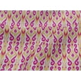 thumbnail image 4 of oneOone Viscose Jersey Fabric Stripe & Swirl Ikat Printed Craft Fabric BTY 60 Inch Wide, 4 of 5
