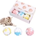 thumbnail image 2 of 3 unidades de juguete de gato de peluche de gato, juguete de gato interactivo para aumentar la relación entre el propietario y el animal Feliz Sencillez, 2 of 5