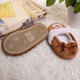 thumbnail image 6 of YLYL Toddler Boys Girls Slippers Fluffy Fuzzy Winter Warm Cute Cartoon Animal Plush Indoor House Slip-on Shoes, 6 of 6
