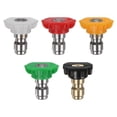 thumbnail image 1 of Uxcell 5-Pack Consejos de Boquilla de Lavadora a Presión, Múltiples Grados 1/4 para Lavadora a Presión [Orificio de 1.2mm], 1 of 1