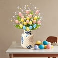 thumbnail image 4 of Artificial Easter Sprays Vine Stems, Artificial Easter Egg Picks Easter Floral Picks Colorful Easter Egg Picks Decorative Easter Egg Twig Branches for Floral Arrangement, Yellow, 4 of 5