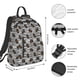 thumbnail image 2 of Balery Haloween Pumpkins Mochila ligera para hombre y mujer: duradera e impermeable, ideal para la escuela, el trabajo, viajes y uso diario., 2 of 7