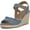 Medium Denim, variant on Women's Mindra Espadrille Wedge Sandal