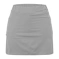 thumbnail image 5 of RYRJJ Tennis Skorts Skirts for Women Golf Athletic Activewear Skorts Mini Summer Workout Running Short with Pockets(Gray,XXL), 5 of 6