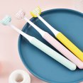 thumbnail image 4 of Baby Toothbrush Comfortable Grip U Type Safe Compact Creative Oral Care Tool Durable Three-sided Baby Toothbrush for Bathroom, 4 of 8