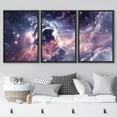 thumbnail image 2 of wall26 Framed Canvas Print Wall Art Celestial Electric Star Nebula Galaxy Astronomy &amp; Space Sky Digital Art Realism Rustic Scenic Colorful for Living Room, Bedroom, Office - 24"x36"x3 B, 2 of 5