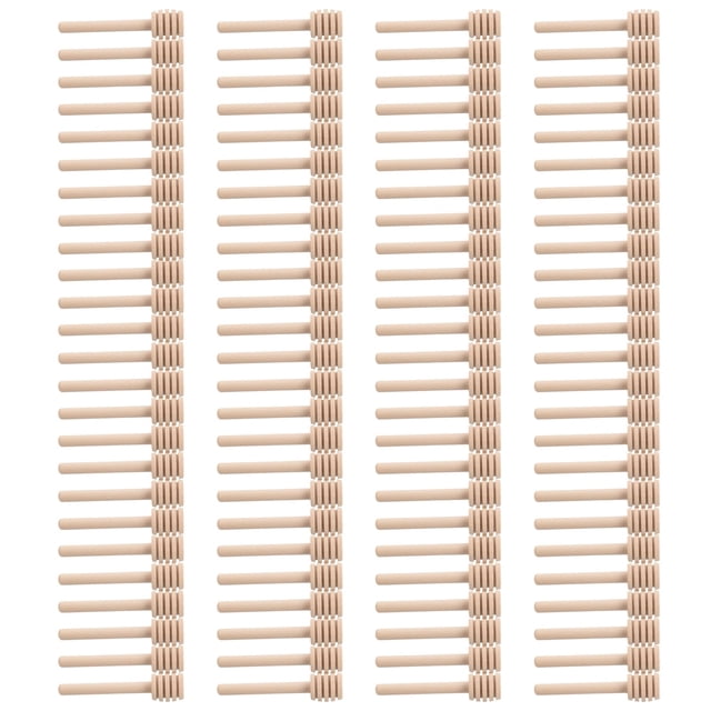 100 Pack of Mini 3 Inch Wood Honey Dipper Sticks, Individually Wrapped, Server for Honey Jar Dispenser Drizzled Honey