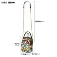 thumbnail image 2 of FORMRS Crossbody Bag for Women Quilted Travel Shoulder Cell Phone Purse with Chain Strap Handbag, Colorful Stars, 2 of 7