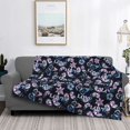 thumbnail image 2 of Rateoe Love Butterflies Pattern Flannel Throw Blanket, Ultra-soft Blanket for Bed, Couch, Car, Hypoallergenic Anti-pilling blanket-40"x30"(Horizontal), 2 of 6