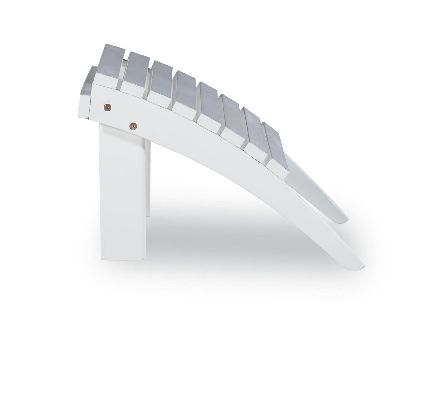 White Adirondack Outdoor Ottoman