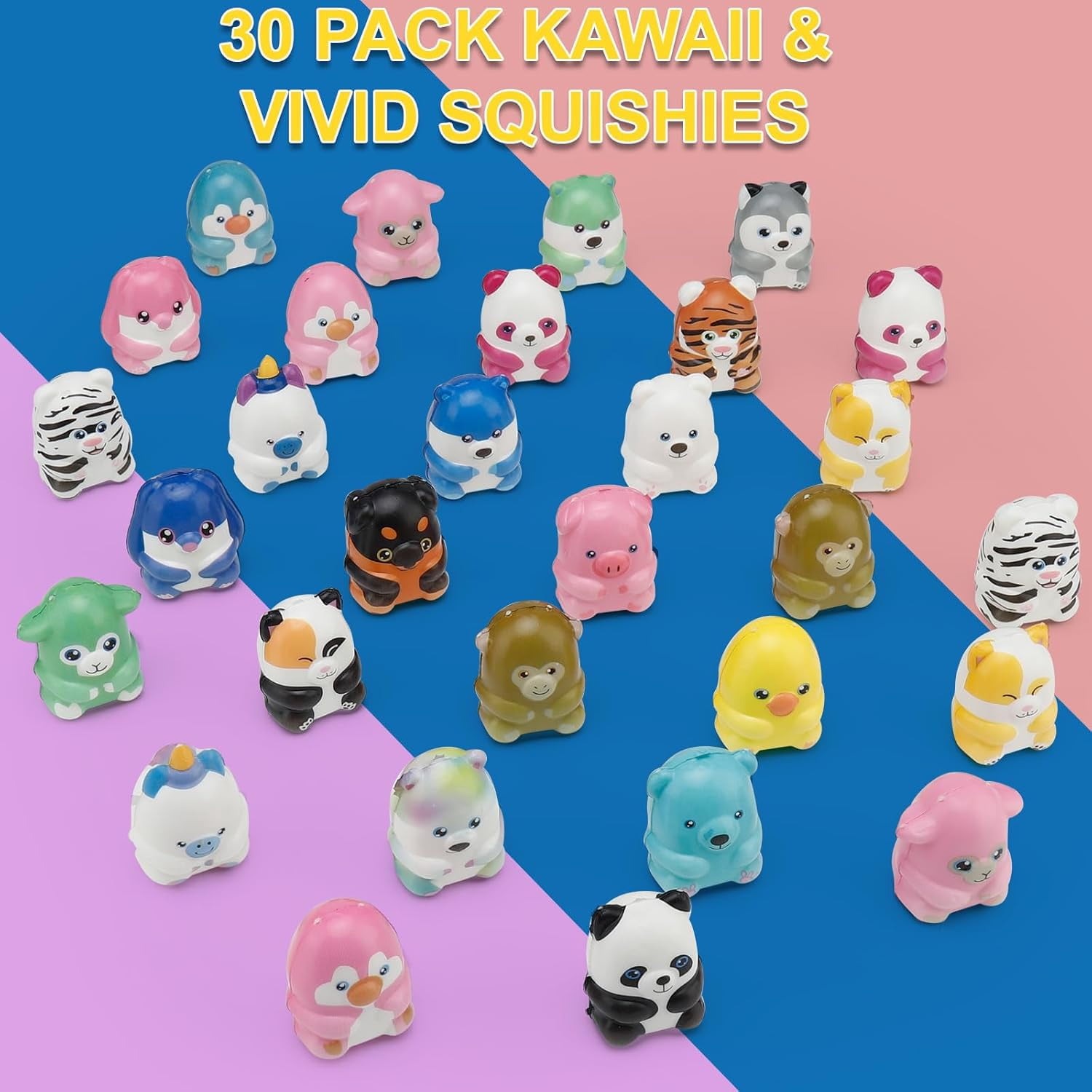 Party Favors Slow Rising Stress Relief Squishies, Birthday Goodie Bag Stuffers Treasure Box Toys, Classroom Prizes, Claw Machine Toys, Mini Animal Toys