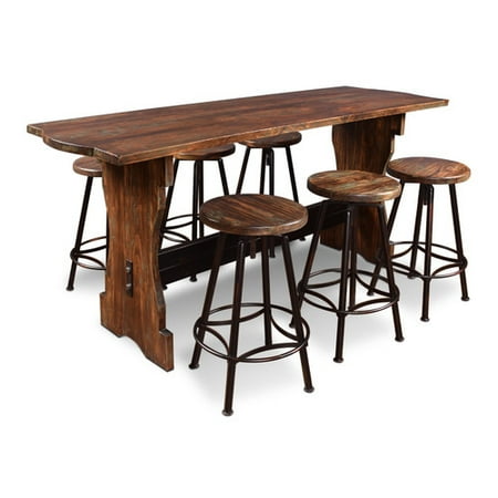 august grove conrad 7 piece counter height pub table set walmart com