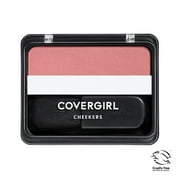 COVERGIRL Cheekers Blendable Powder Blush, 107 Flushed, 0.12 oz