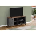 thumbnail image 4 of Cterwk Tv Stand for TVs up to 48 Inch, Media Entertainment Center with Open Shelf, TV Cabinet for Living Room, Bedroom, Gray, 4 of 5